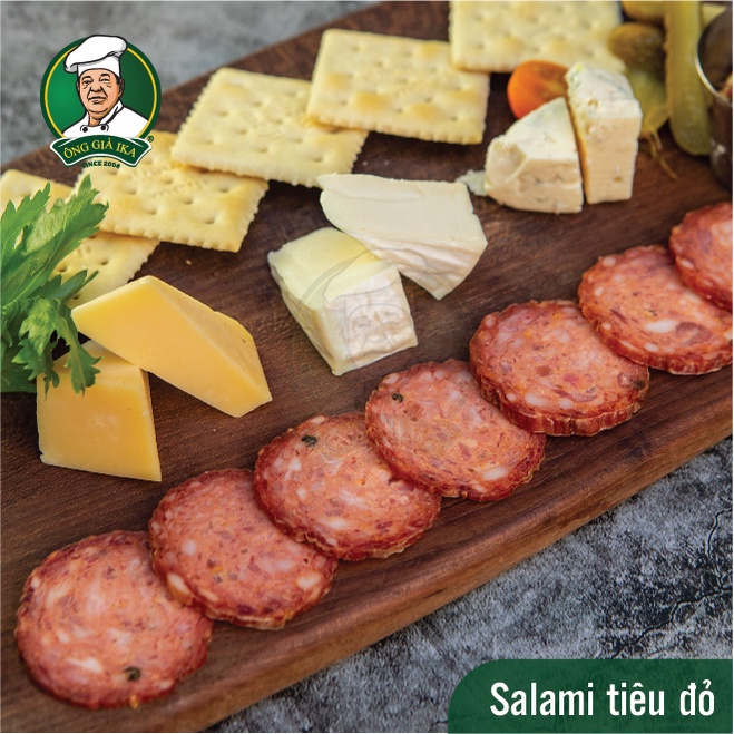 Salami Tiêu đỏ Ông già IKA 200g