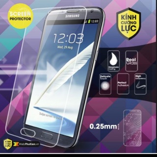 Bộ 2 kính cường lực cho samsung Note 2