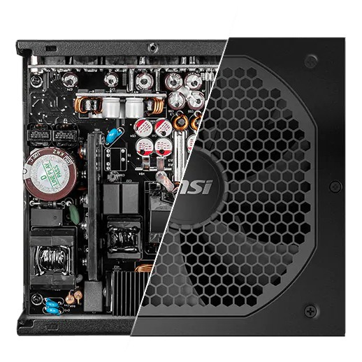 Nguồn Máy Tính PSU MSI MPG A650GF - Hàng Chính Hãng