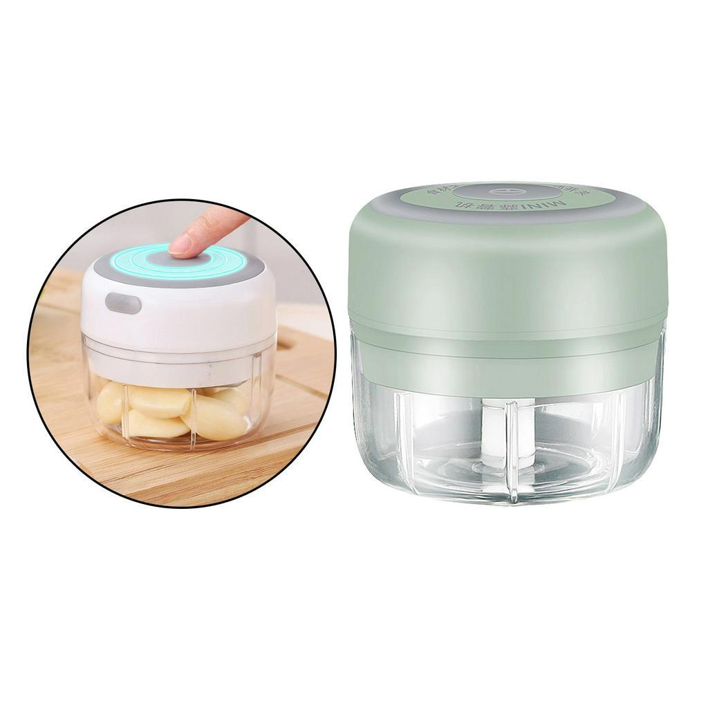 Máy Xay Tỏi / Rau Củ Quả Bằng Điện Màu Trắng Dung Tích 100ml Lzdhuiz Shop61