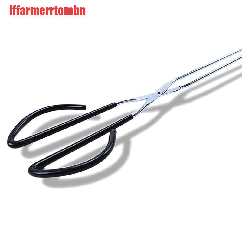 {iffarmerrtombn}Kitchen Tongs Stainless Steel BBQ Food Cooking Scissors Tongs Buffet Pliers TYW