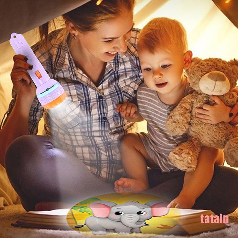 Đèn pin chiếu hình sách giáo dục sớm cho bé