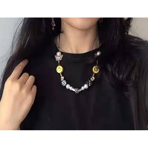 Dây Chuyền 22157 Mặt Hình Đầu Lâu/ Xúc Xắc Độc Đáo Cho Cặp Đôi