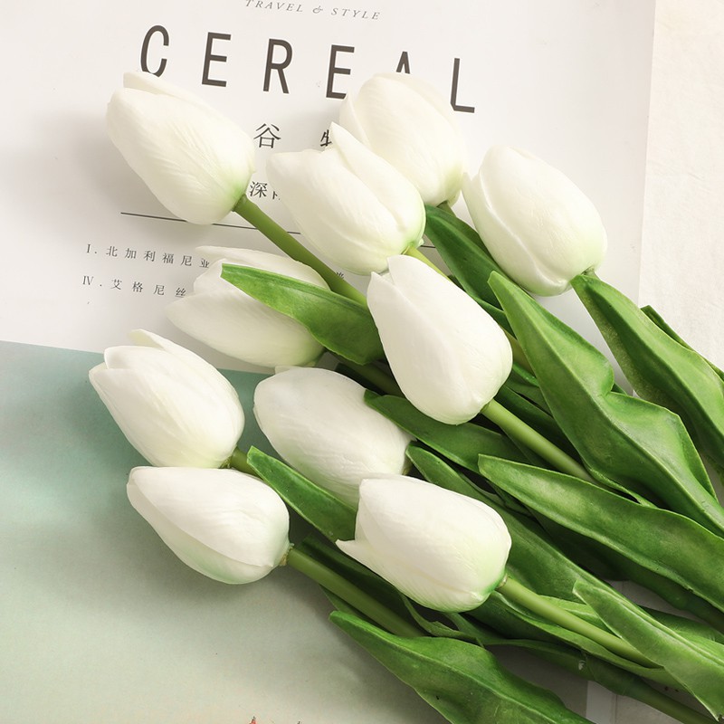 Hoa tulip nhân tạo dùng để trang trí đa năng