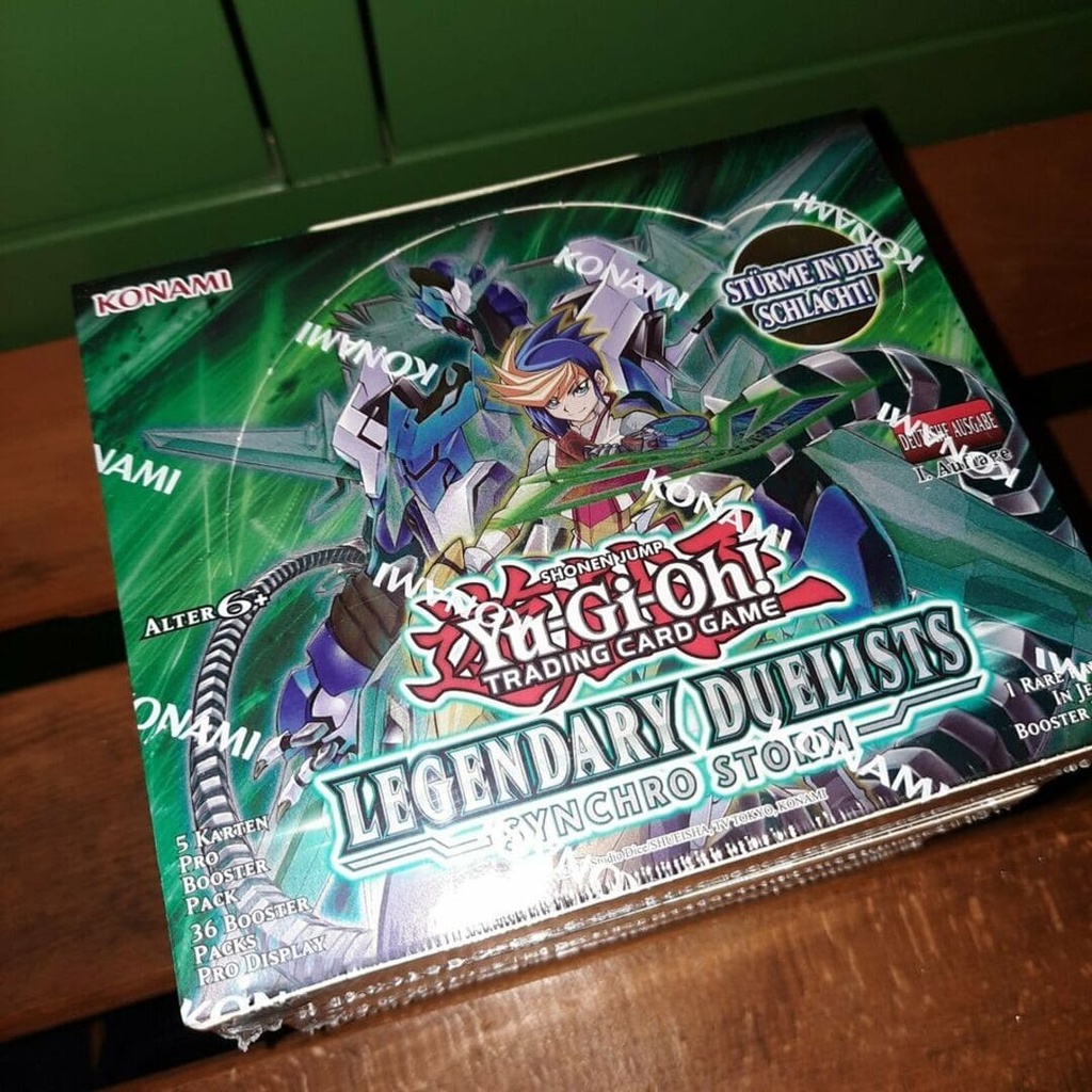 Bài YuGiOh TCG Legendary Duelists Synchro Storm Booster Box (1st Edition) Build Deck phiên bản tiếng Anh YGOCGBOOB01