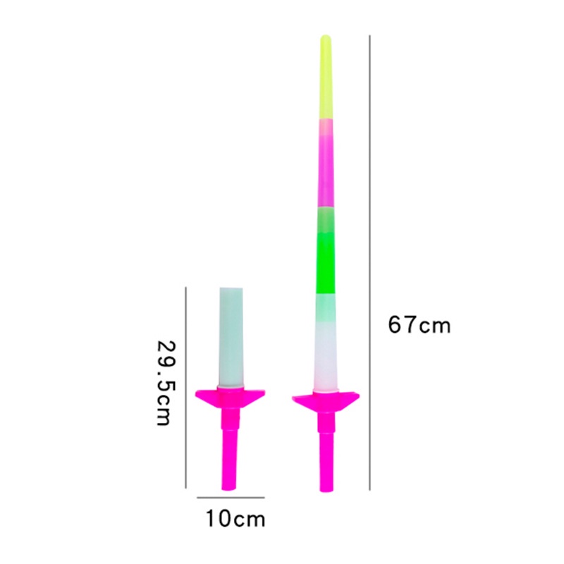 Kiếm phát sáng cho bé, gậy phát sáng có thể thu gọn
