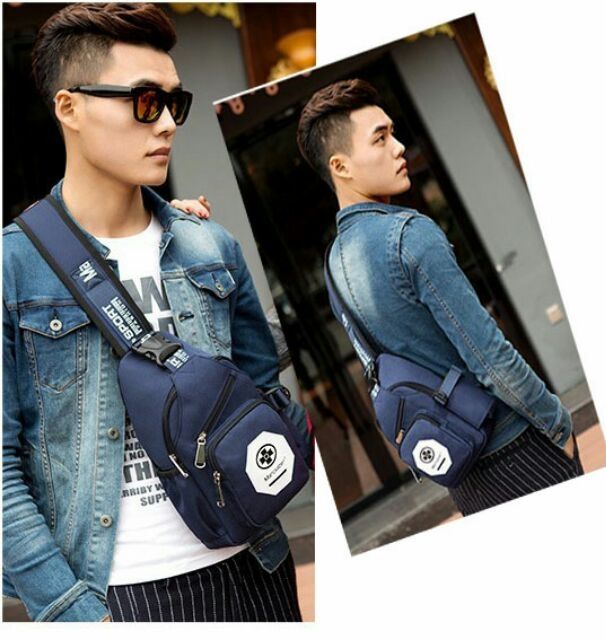 Túi đeo chéo messenger YM nam nữ ngăn bình nước - tui cheo theloan TCTL0019 | BigBuy360 - bigbuy360.vn