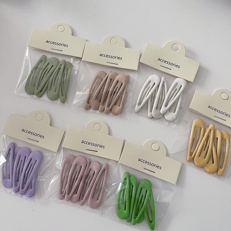 PVN50267 Bộ 5 Kẹp Tóc bb Nhiều Màu Sắc Dễ Thương Cho Nữ Giá Rẻ