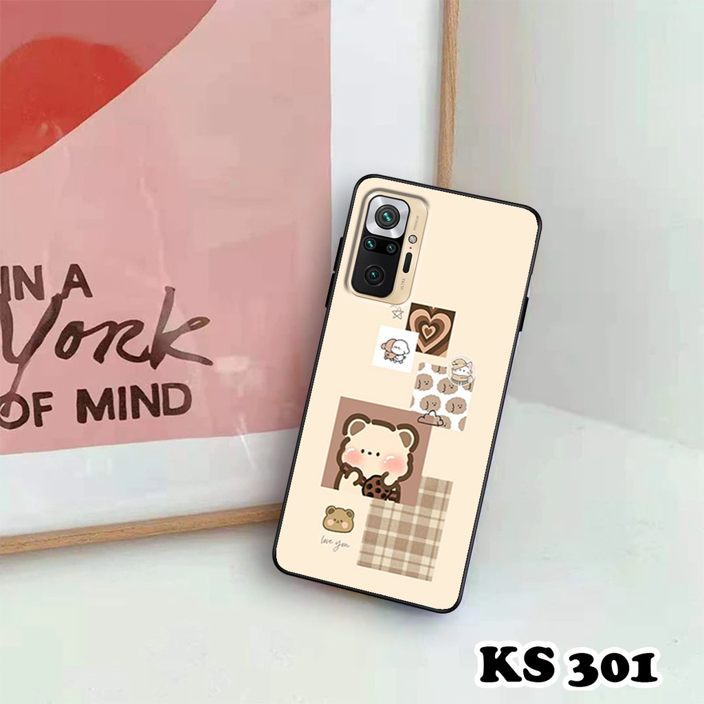 Ốp lưng Xiaomi Redmi Note 10 - Redmi Note 10S - Redmi Note 10 5G - Redmi Note 10 Pro - Ốp in hình gấu &amp; thỏ