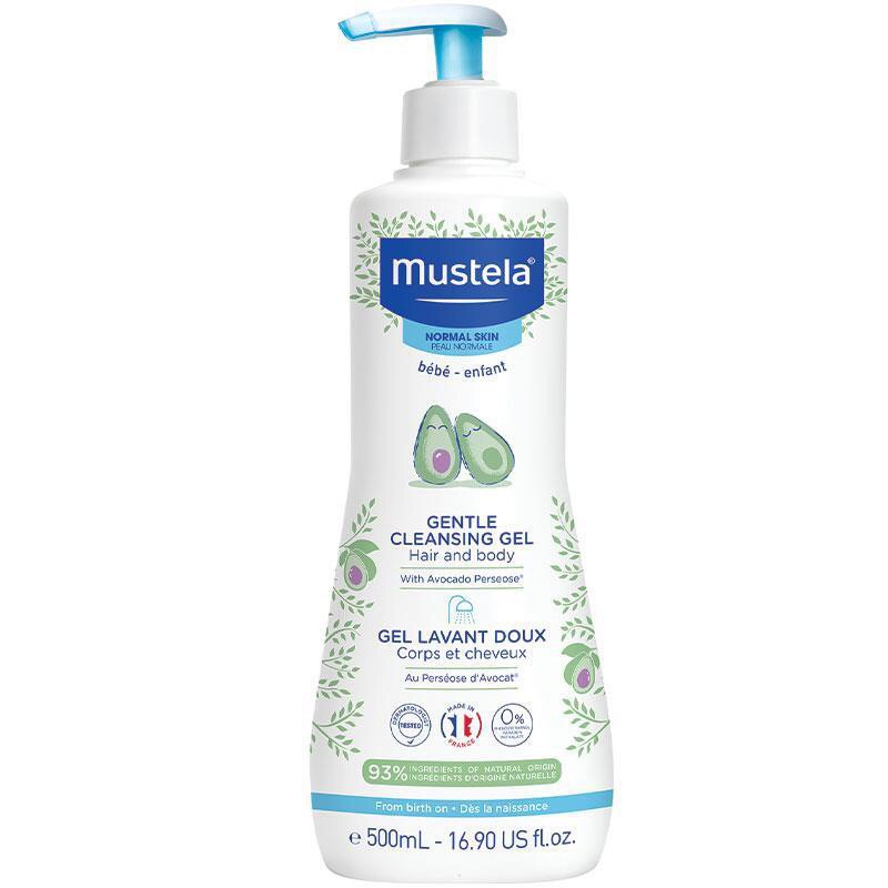 Sữa Tắm Gội Da Thường Mustela Gentle Cleansing Gel 500ml