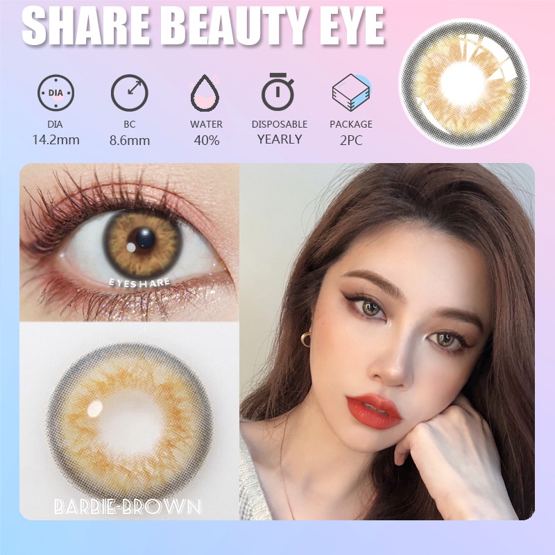 EYESHARE Cặp Kính Áp Tròng Màu Sắc Tùy Chọn Chất Lượng Cao