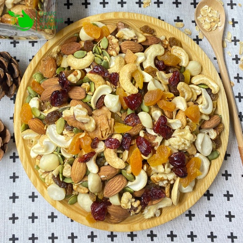 Granola siêu hạt, ngũ cốc dinh dưỡng ăn kiêng &amp; giảm cân 500Gr, Eat Clean, Healthy - Thực Dưỡng Xanh