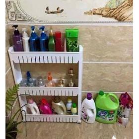 Kệ để đồ 3 tầng có bánh xe