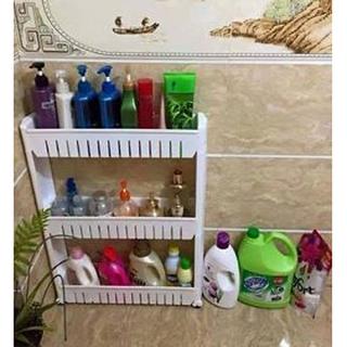 Kệ để đồ 3 tầng có bánh xe