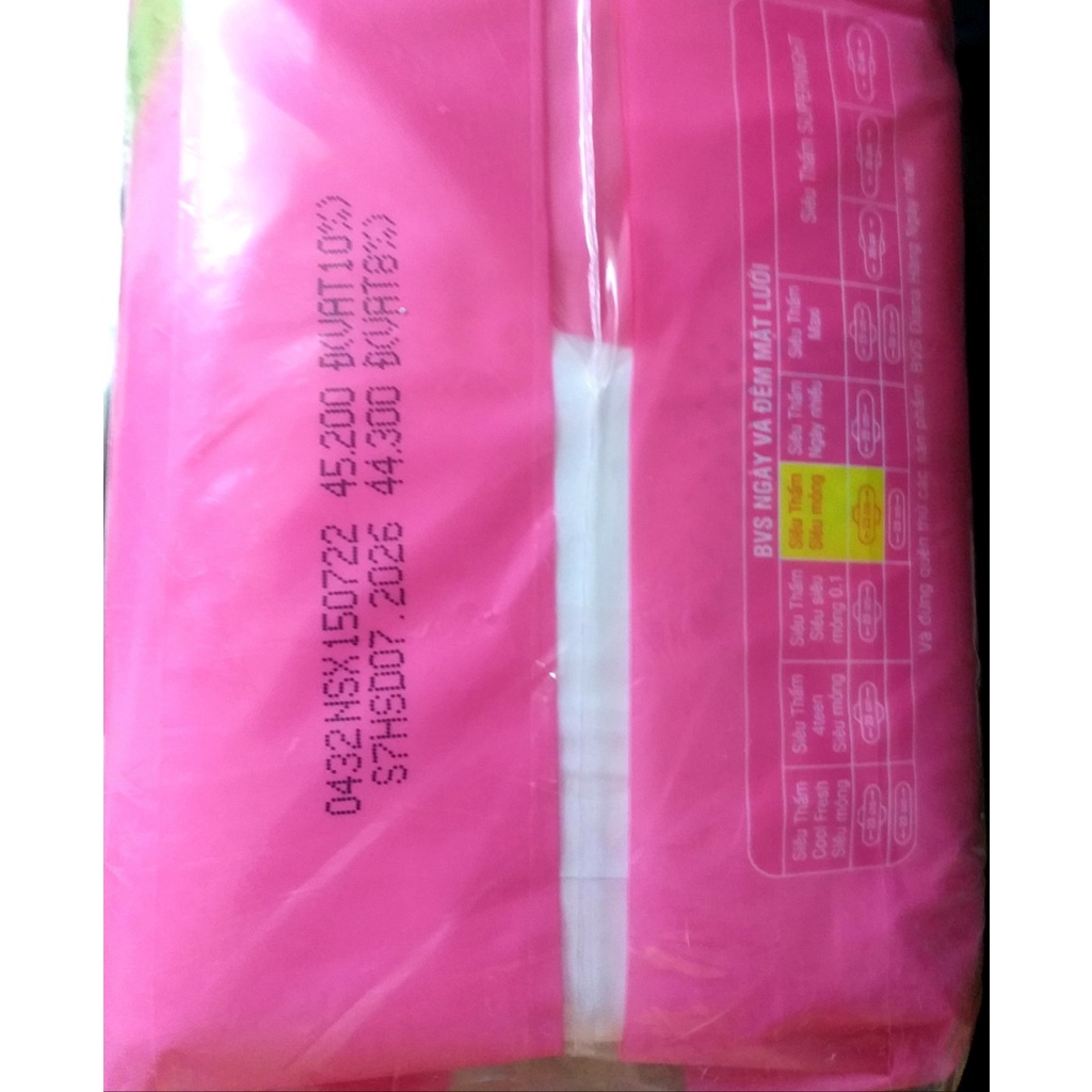 GÓI 20 MIẾNG- BĂNG VỆ SINH SIÊU THẤM SIÊU MỎNG CÁNH DIANA 23CM