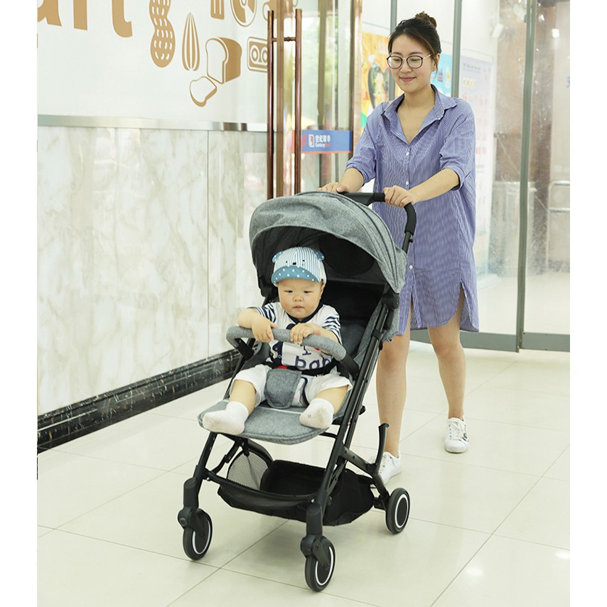 Xe đẩy có Vali kéo Topbi BABY PLAZA A8