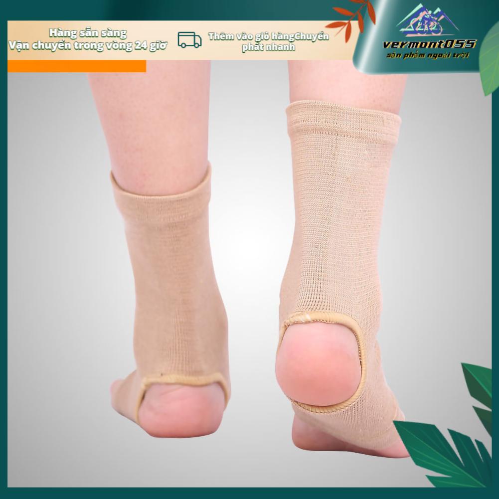 Vermont055 Mắt cá chân Brace mềm mại thoáng khí dệt kim Bọc mắt Ấm áp Bảo vệ Thể dục thao Bóng rổ đá Hỗ trợ Hàng thể