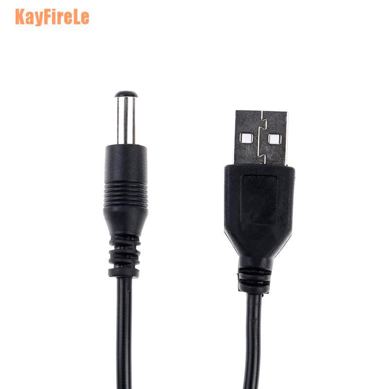 Dây Cáp Sạc Usb Male Sang 3.5mm Dc Plug Cho Máy Tính Bảng / Pc