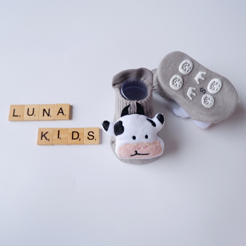 Tất vớ cao cổ hình thú cho bé trai bé gái bé sơ sinh - LunaKids [Ảnh thật]