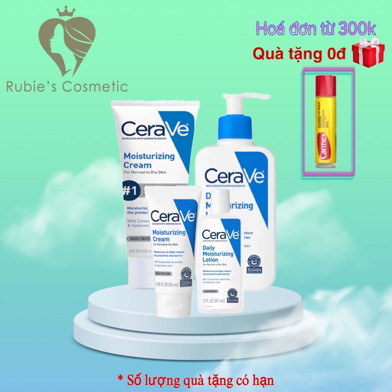 Kem dưỡng ẩm CeraVe Moisturizing Cream cho mặt và toàn thân, phục hồi và nuôi dưỡng làn da_ 236ml