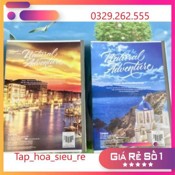 (Rẻ Vô địch) Set 10 Vở kẻ ngang Campus 80 trang có chấm cao cấp