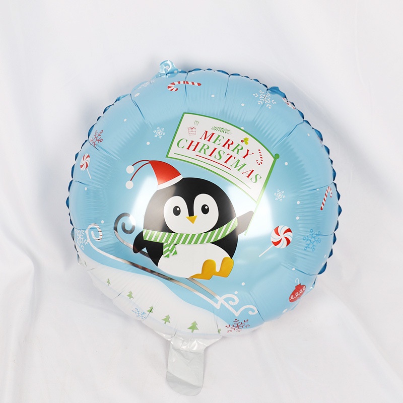 Bong bóng hình người tuyết kích thước 18 inch dùng trang trí tiệc Giáng Sinh