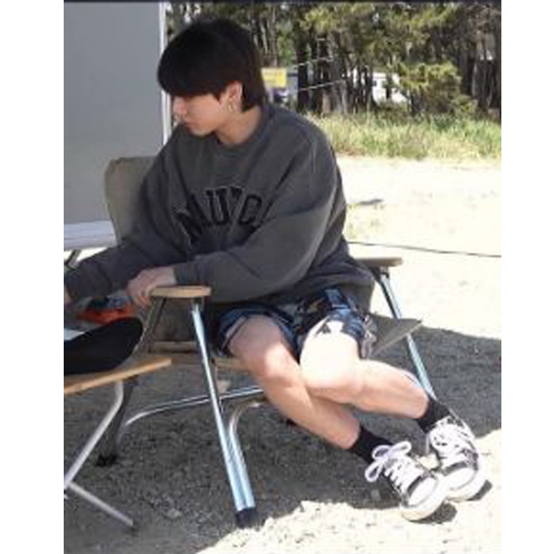 Áo Sweater Cotton Tay Dài Cổ Tròn In Chữ BTS JUNGKOOK Phong Cách Hàn Quốc Thời Trang Cho Nam Và Nữ