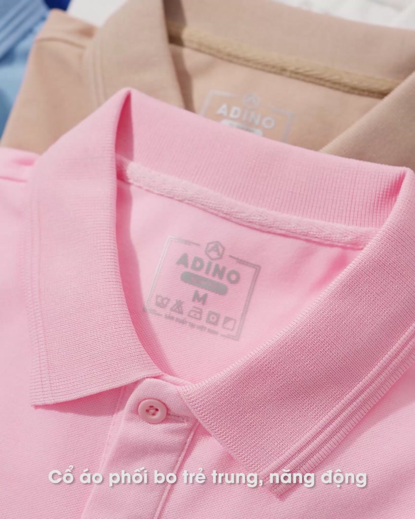 Áo polo nam ADINO 6 màu phối viền chìm vải cotton co giãn dáng công sở slimfit hơi ôm trẻ trung AP80-AP89 | BigBuy360 - bigbuy360.vn