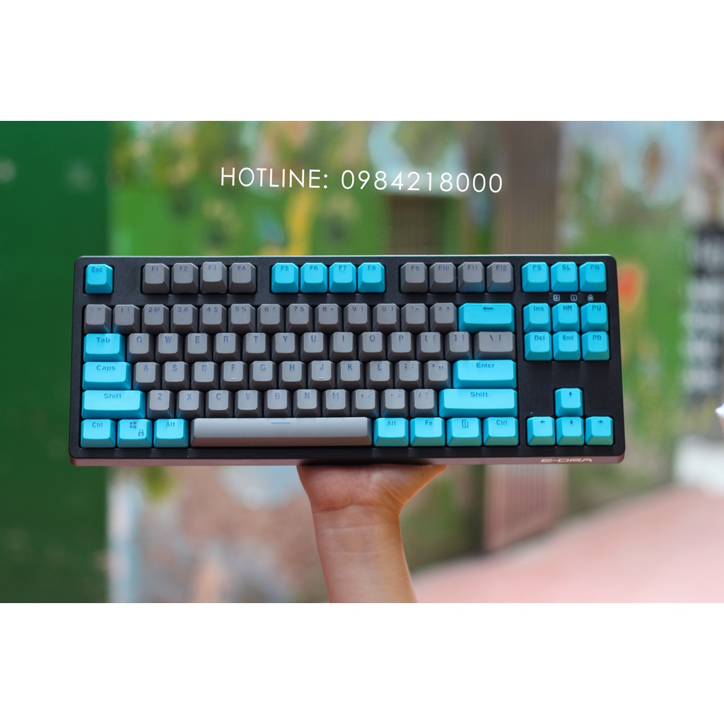 Bàn phím cơ Gaming Edra EK387 Led Rainbown E-DRA  - Chính hãng BH 24 tháng