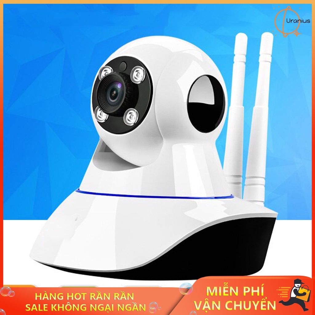 Camera wifi giám sát - Camera an minh. - Camera wifi 2 dâu có đèn Led EXIR 2021 cao cấp, nhìn ban đêm có màu