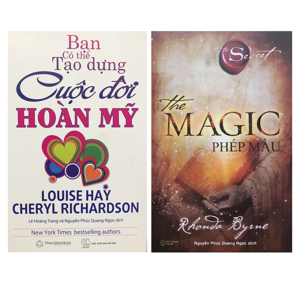 Sách - Combo The magic phép màu + Bạn có thể tạo dựng cuộc đời hoàn mỹ