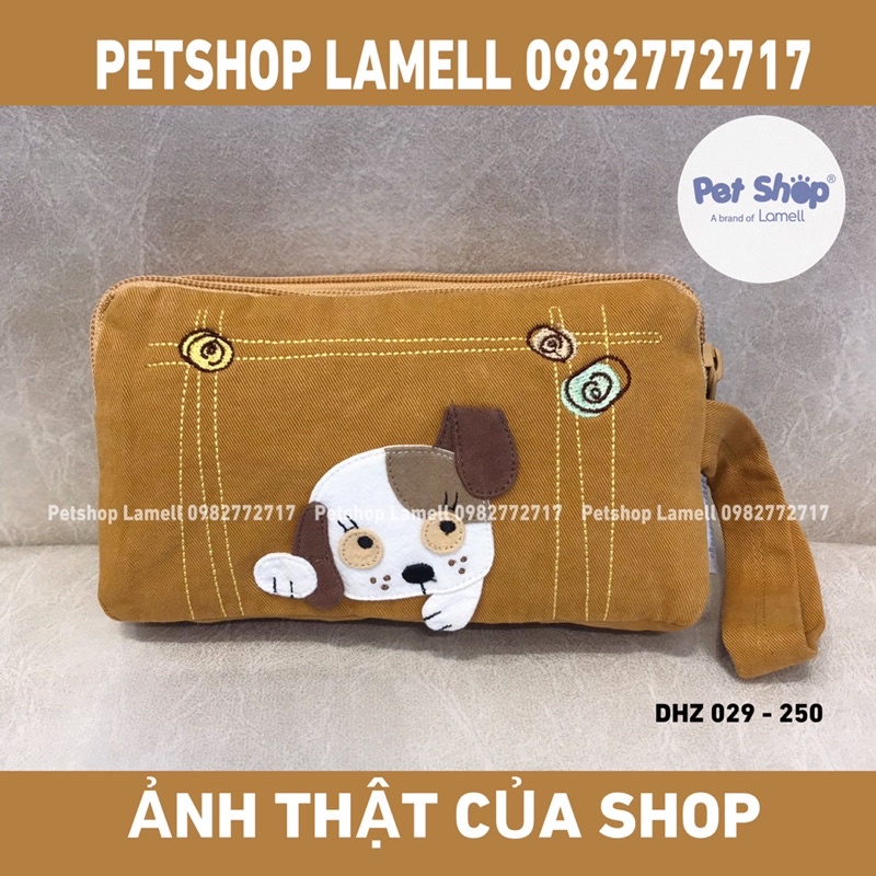 Bóp ví cầm tay nhiều ngăn PETSHOP chứa điện thoại, vật dụng - DHZ 029 ( Ảnh thật)