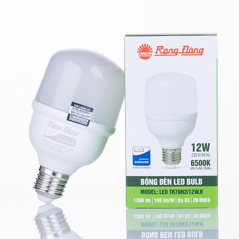 Bóng đèn LED Trụ 12W  Rạng Đông TR70N2/12W.H