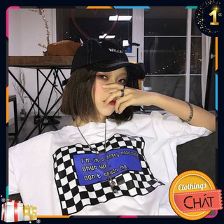 Áo phông hình caro ulzzang