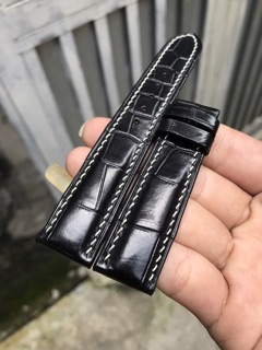 Dây da đồng hồ Handmade da cá sấu