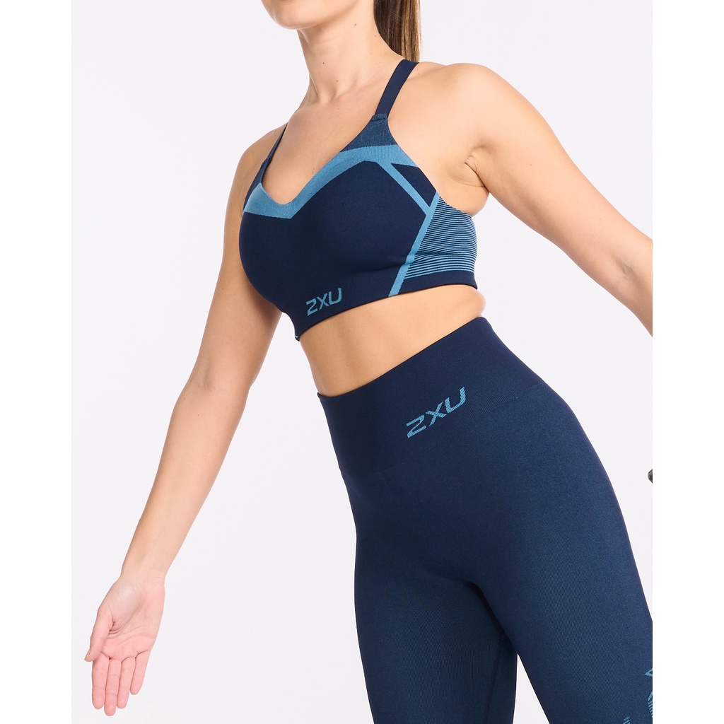 Áo Bra Thể Thao Nữ 2XU MOTION TECH BRA Màu Xanh 2XUWR6471AMB