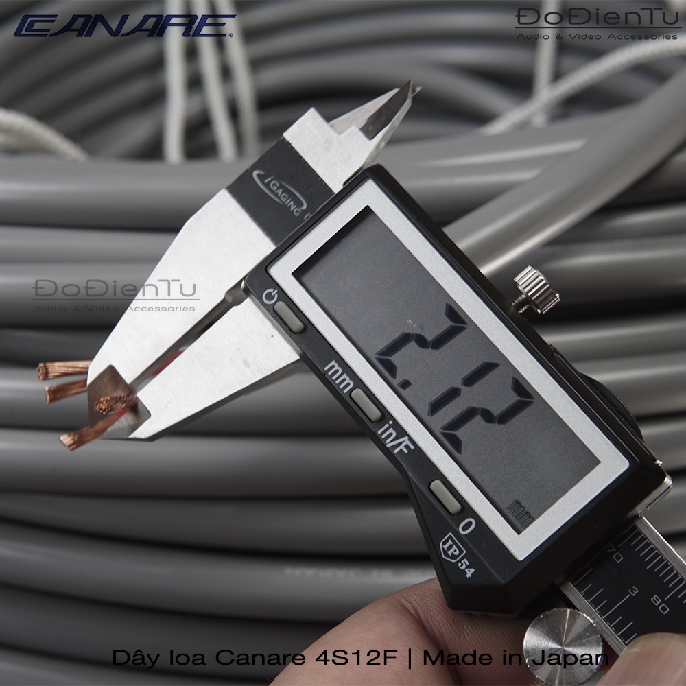 Dây loa Canare 4S12F | Nhập chính hãng từ Nhật | Made in Japan