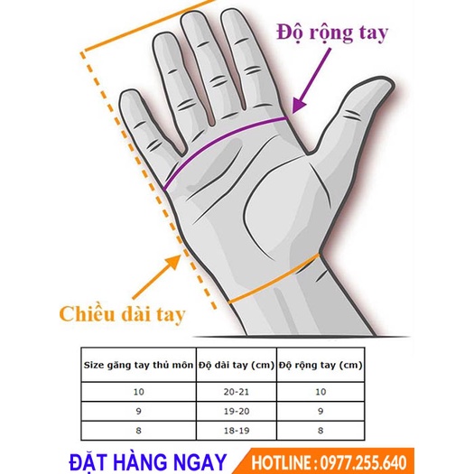 Găng Tay Thủ Môn IWIN KEEPA PRO GK02 Có Xương Trợ Ngón Loại Tốt, Dày Dặn - Vicsportvn