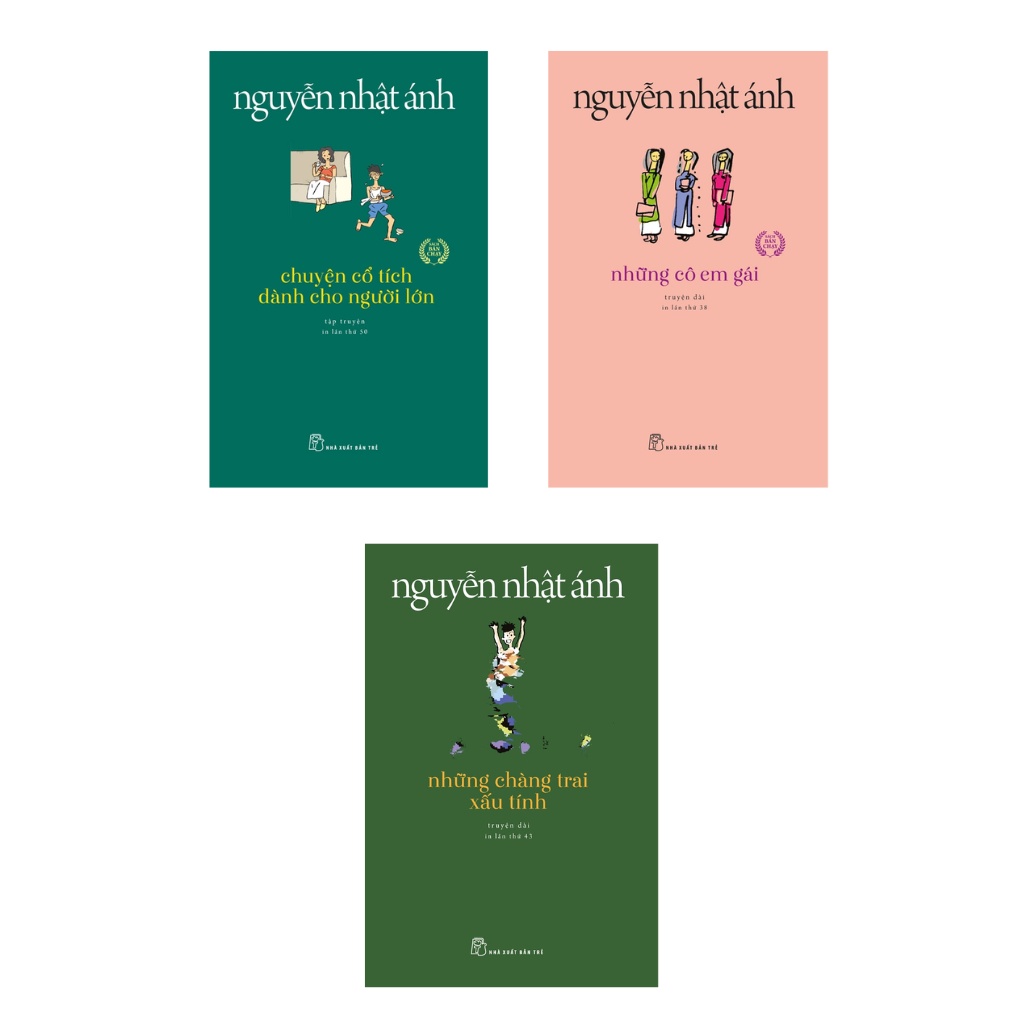 Sách - Combo: Chuyện Cổ Tích Dành Cho Người Lớn  + Những Cô Em Gái  + Những Chàng Trai Xấu Tính