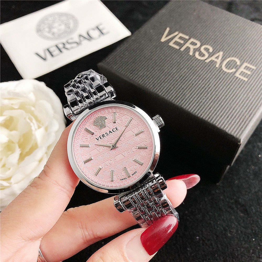 Đồng Hồ Thời Trang versace Bằng Thép Không Gỉ Sang Trọng Cho Nữ