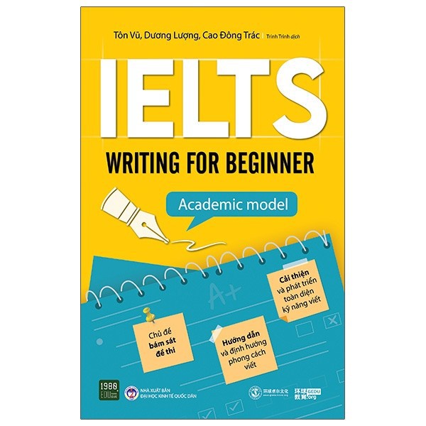 Sách - IELTS WRITING FOR BEGINNER - Academic Model - TTR Bookstore