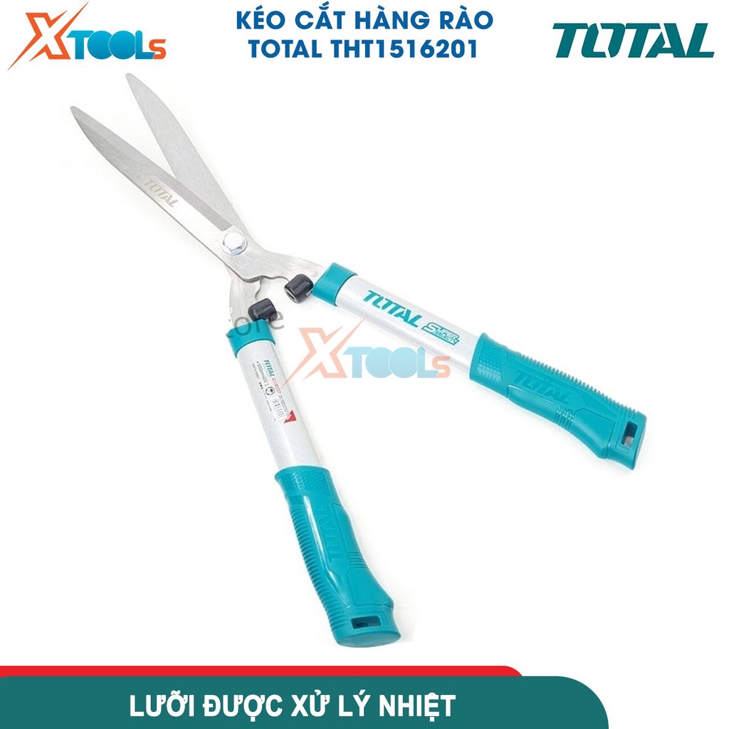 Kéo cắt tỉa hàng rào TOTAL THT1516201 | dụng cụ cắt cây kiểng Kích thước 550mm , Chất liệu thép -CHÍNH HÃNG-XTOOLS