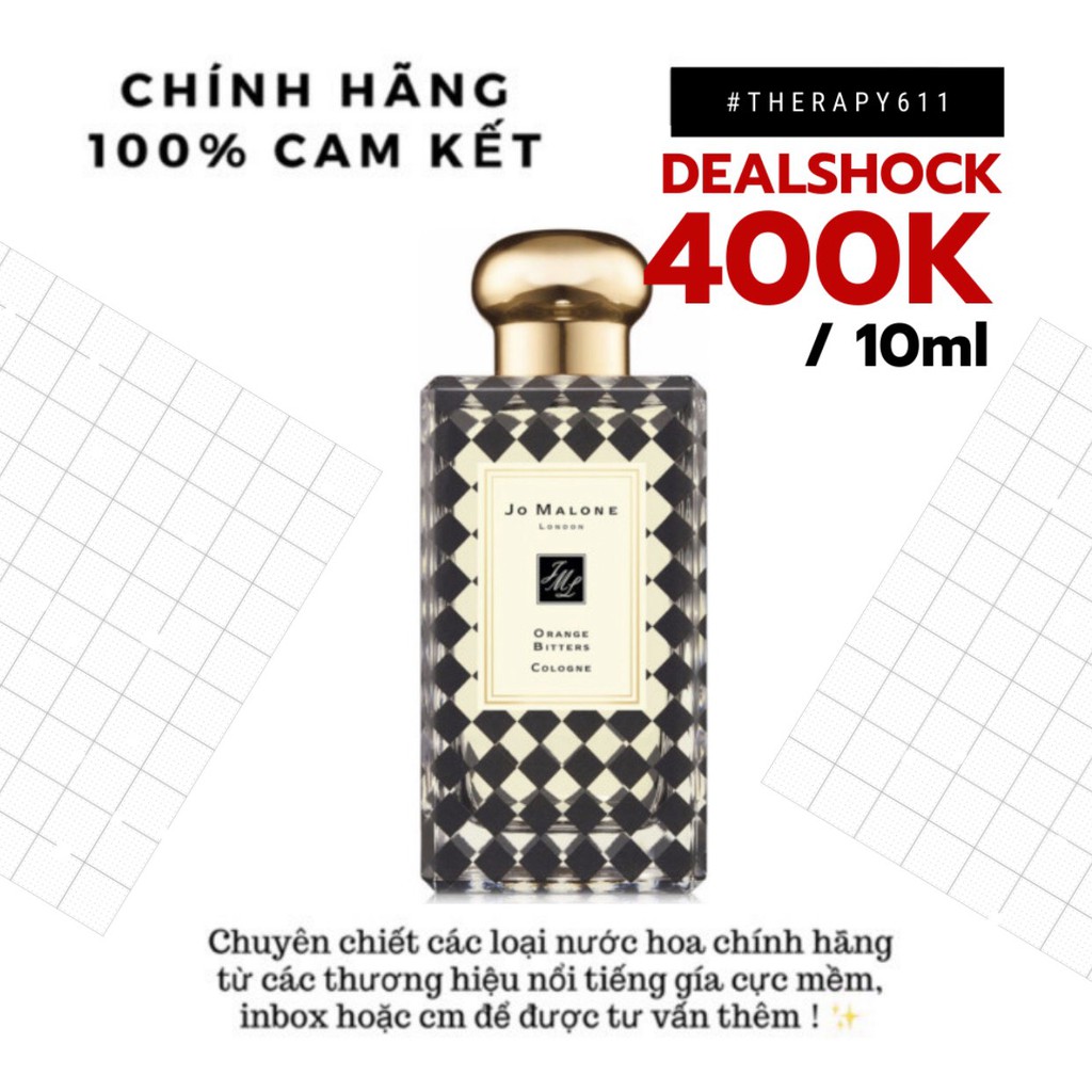 [𝗦𝗔𝗟𝗘]..::✨Nước hoa dùng thử Jo Malone Orange Bitters (Liminted) Test 10ml/20ml Spray / Chuẩn authentic✨::..