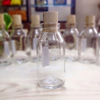 Mộc - Lọ thuỷ tinh nút bần 100ml đựng bột các loại