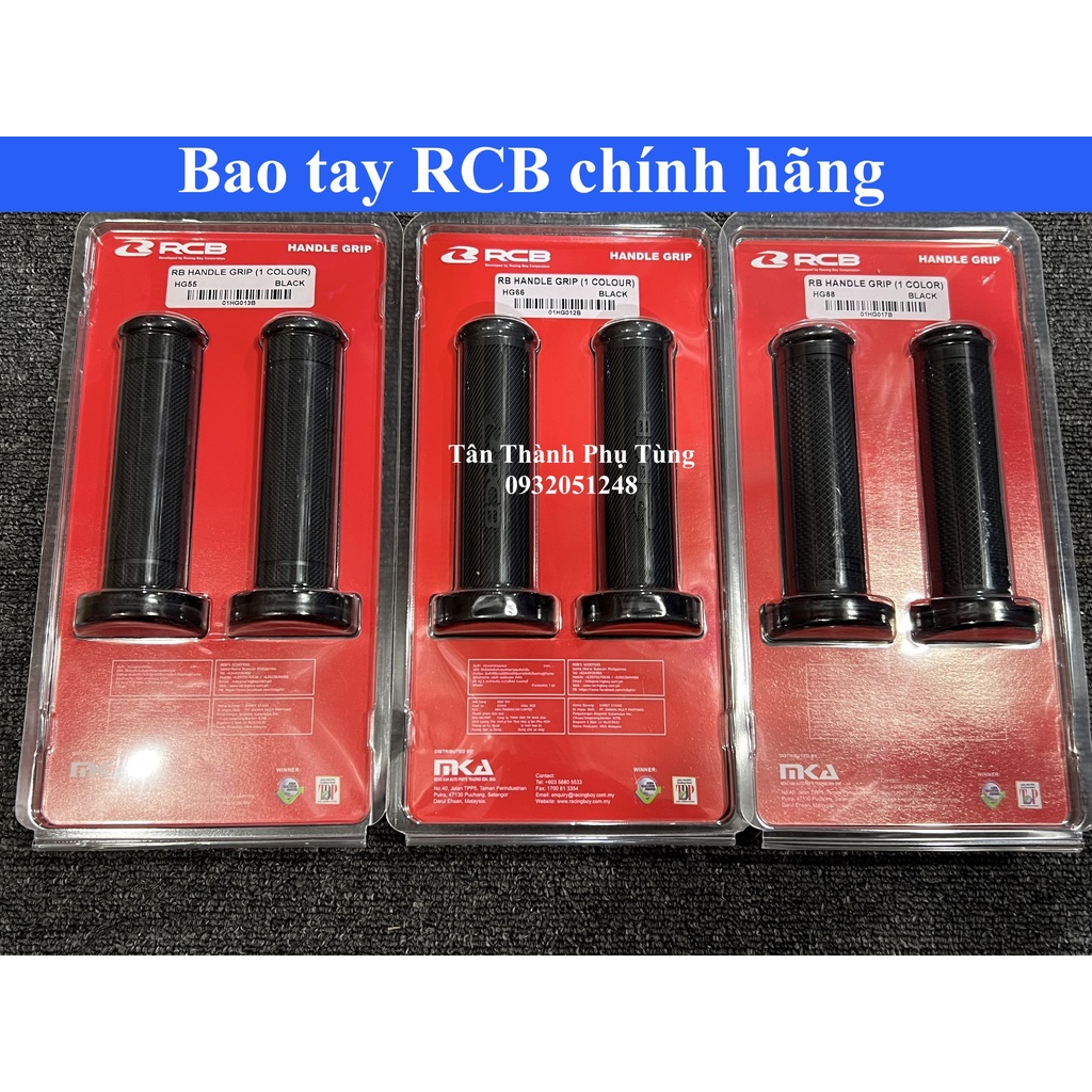 Bao tay RCB HG55, HG66, HG88 - Màu đen chính hãng