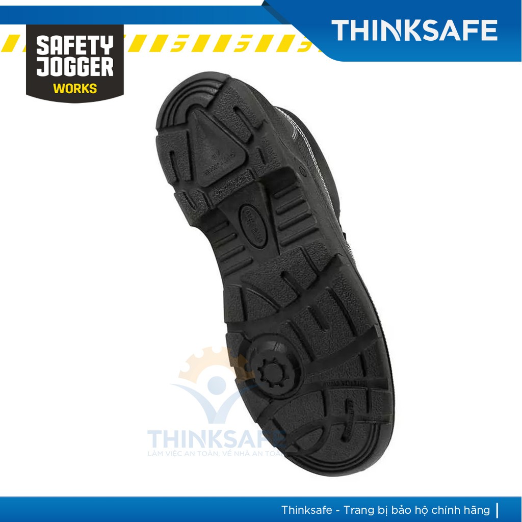 Giày bảo hộ lao động nam Jogger Thinksafe da bò thoáng khí, chống thấm nước, chống đinh, giày công trường - Bestrun2