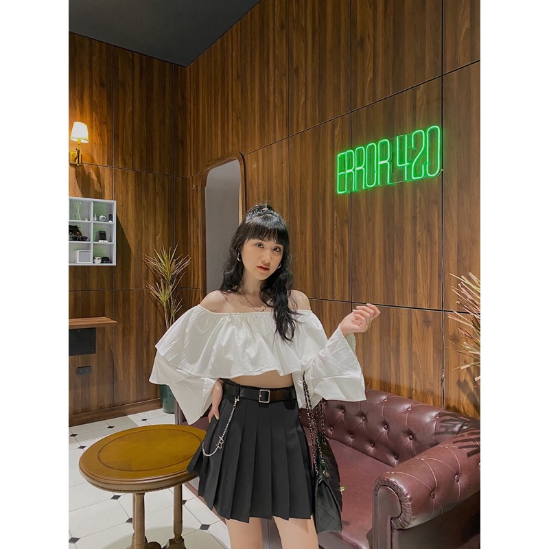 Chân váy xếp ly xích 279 ( ẢNH THẬT + CLIP BY DOKEYYY) | BigBuy360 - bigbuy360.vn