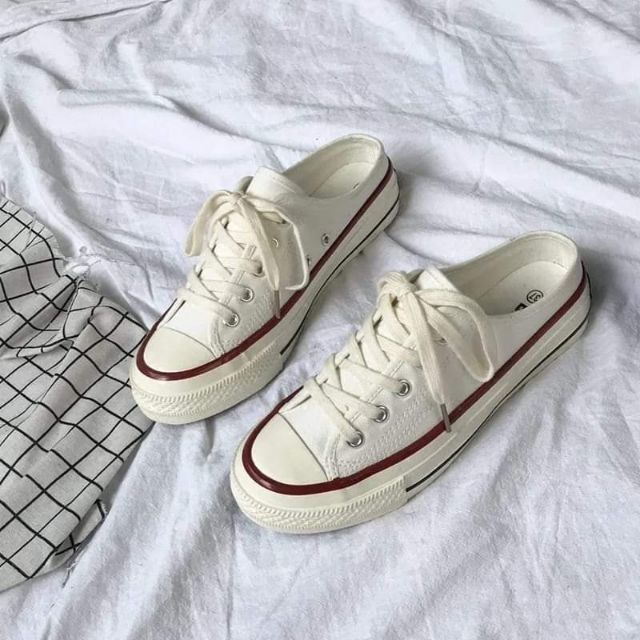 [SALE] GIÀY SỤC/ ĐẠP GÓT ULZZANG VẢI 1970s ❌ Y ẢNH 💯* SZ NAM LINK KHÁC | BigBuy360 - bigbuy360.vn