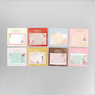 Set 20 tờ giấy note hoạt hình đáng yêu và tiện dụng