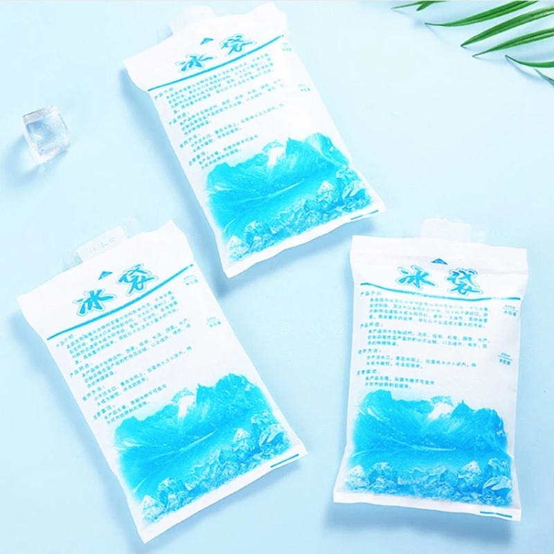 Set 10 Túi Gel Đá Giữ Thực Phẩm Tươi Mát Đa Năng Giảm Đau Có Thể Tái Sử Dụng